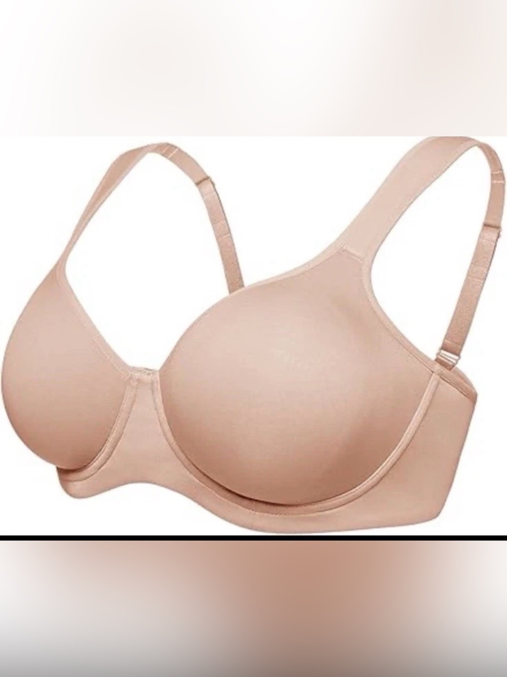 HSIA 36G Minimizer Full Coverage Bra Nude Beige NWT
